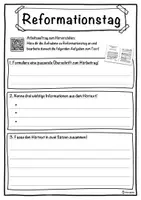 Vorschau - Unterrichtsreihen - Reformationstag Lückentext mit Wortspeicher Hörverstehen und Suchsel - Seite 3