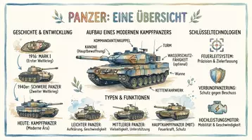 Vorschau - Arbeitsblätter - Arbeitsblätter zum Thema "Panzer" (Lückentext, Hörverstehen) + Lösung & MP3 + Infografik - Seite 1