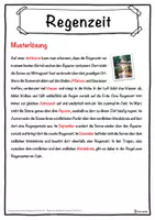 Vorschau - Unterrichtsreihen - Regenzeit Lückentext mit Wortspeicher Hörverstehen und Suchsel - Seite 2