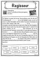 Vorschau - Unterrichtsreihen - Regisseur Lückentext mit Wortspeicher Hörverstehen und Suchsel - Seite 1