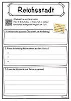 Vorschau - Unterrichtsreihen - Reichsstadt Lückentext mit Wortspeicher Hörverstehen und Suchsel - Seite 3