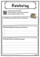 Vorschau - Unterrichtsreihen - Reichstag Lückentext mit Wortspeicher Hörverstehen und Suchsel - Seite 3