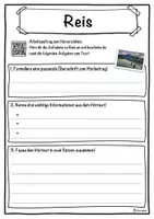 Vorschau - Unterrichtsreihen - Reis Lückentext mit Wortspeicher Hörverstehen und Suchsel - Seite 3
