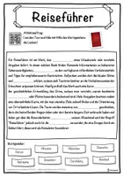 Vorschau - Unterrichtsreihen - Reiseführer Lückentext mit Wortspeicher Hörverstehen und Suchsel - Seite 1