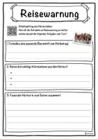 Vorschau - Unterrichtsreihen - Reisewarnung Lückentext mit Wortspeicher Hörverstehen und Suchsel - Seite 3