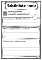 Vorschau - Unterrichtsreihen - Relativitätstheorie Lückentext mit Wortspeicher Hörverstehen und Suchsel - Seite 3