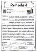Vorschau - Unterrichtsreihen - Remscheid Lückentext mit Wortspeicher Hörverstehen und Suchsel - Seite 1