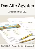 Vorschau - Arbeitsblätter - Das Alte Ägypten - DaZ-Arbeitsheft/ Geschichte - Deckblatt