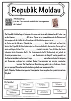 Vorschau - Unterrichtsreihen - Republik Moldau Lückentext mit Wortspeicher Hörverstehen und Suchsel - Seite 1