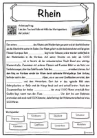Vorschau - Unterrichtsreihen - Rhein Lückentext mit Wortspeicher Hörverstehen und Suchsel - Seite 1