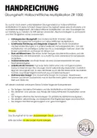 Vorschau - Arbeitsblätter - Halbschriftliche Multiplikation (Miniheft Klasse 3/4 ZR 1000) - Seite 2