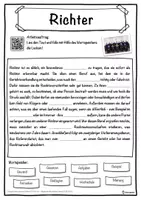 Vorschau - Unterrichtsreihen - Richter Lückentext mit Wortspeicher Hörverstehen und Suchsel - Seite 1