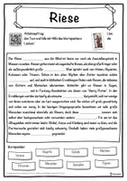 Vorschau - Unterrichtsreihen - Riese Lückentext mit Wortspeicher Hörverstehen und Suchsel - Seite 1