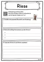 Vorschau - Unterrichtsreihen - Riese Lückentext mit Wortspeicher Hörverstehen und Suchsel - Seite 3