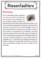 Vorschau - Unterrichtsreihen - Riesenfaultiere Lückentext mit Wortspeicher Hörverstehen und Suchsel - Seite 2