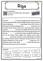 Vorschau - Unterrichtsreihen - Riga Lückentext mit Wortspeicher Hörverstehen und Suchsel - Seite 1