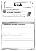Vorschau - Unterrichtsreihen - Rinde Lückentext mit Wortspeicher Hörverstehen und Suchsel - Seite 3