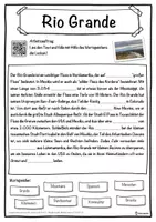 Vorschau - Unterrichtsreihen - Rio Grande Lückentext mit Wortspeicher Hörverstehen und Suchsel - Seite 1