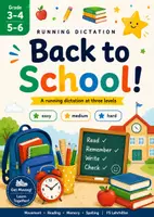 Vorschau - Spiele - Laufdiktat „Back to School“ – Englisch Klasse 3–6 | 3 Niveaustufen - Deckblatt
