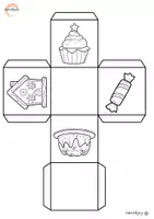 Vorschau - Mal- und Bastelvorlagen - Weihnachtliche Geschenkboxen zum Ausmalen und Basteln - Seite 2