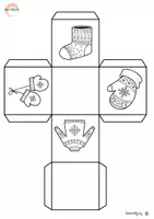 Vorschau - Mal- und Bastelvorlagen - Weihnachtliche Geschenkboxen zum Ausmalen und Basteln - Seite 3