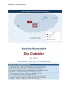 Vorschau - Arbeitsblätter - Die Outsider: S.E. Hinton | Kontextheft: USA, Tulsa, 1960er-Jahre | Greaser & Socs, American Dream, Bürgerrechtsbewegung | fächerverbindend Kl. 7–9 | sofort einsetzbar - Deckblatt