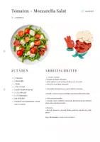 Vorschau - Arbeitsblätter - Rezepte Sommersalate für AES - Seite 1