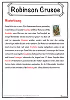 Vorschau - Unterrichtsreihen - Robinson Crusoe Lückentext mit Wortspeicher Hörverstehen und Suchsel - Seite 2
