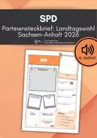 Vorschau - Arbeitsblätter - Sparpaket: 7 Parteien-Steckbriefe Landtagswahl Sachsen-Anhalt 2026 (plus Audioaufnahmen) - Seite 1