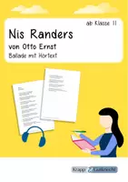 Vorschau - Text - Nis Randers von Otto Ernst – Ballade mit Hörtext - Deckblatt