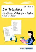 Vorschau - Text - Der Totentanz von Johann Wolfgang von Goethe – Ballade mit Hörtext - Deckblatt