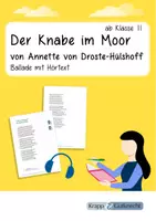 Vorschau - Text - Der Knabe im Moor von Annette von Droste-Hülshoff – Ballade mit Hörtext - Deckblatt