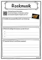 Vorschau - Unterrichtsreihen - Rockmusik Lückentext mit Wortspeicher Hörverstehen und Suchsel - Seite 3