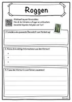 Vorschau - Unterrichtsreihen - Roggen Lückentext mit Wortspeicher Hörverstehen und Suchsel - Seite 3