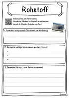 Vorschau - Unterrichtsreihen - Rohstoff Lückentext mit Wortspeicher Hörverstehen und Suchsel - Seite 3