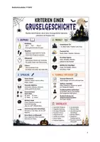 Vorschau - Stundenentwürfe - Schreibwerkstatt Gruselgeschichten – Arbeitsheft mit Lösungen - Seite 3