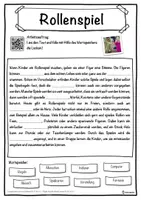 Vorschau - Unterrichtsreihen - Rollenspiel Lückentext mit Wortspeicher Hörverstehen und Suchsel - Seite 1