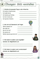 Vorschau - Arbeitsblätter - DaZ - Übungen "Sich vorstellen" DaZ / DaF / Deutsch - Seite 2