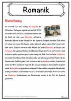 Vorschau - Unterrichtsreihen - Romanik Lückentext mit Wortspeicher Hörverstehen und Suchsel - Seite 2