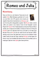 Vorschau - Unterrichtsreihen - Romeo und Julia Lückentext mit Wortspeicher Hörverstehen und Suchsel - Seite 2