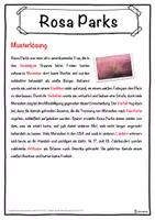 Vorschau - Unterrichtsreihen - Rosa Parks Lückentext mit Wortspeicher Hörverstehen und Suchsel - Seite 2