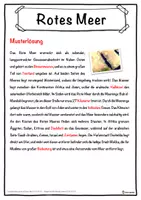 Vorschau - Unterrichtsreihen - Rotes Meer Lückentext mit Wortspeicher Hörverstehen und Suchsel - Seite 2