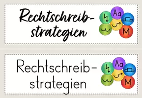 Vorschau - Mal- und Bastelvorlagen - Rechtschreibstrategien (FRESCH) - Plakate Grundschule - Seite 3