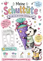 Vorschau - Arbeitsblätter - Meine Schultüte – Erinnerungsblatt zur Einschulung - Deckblatt