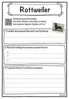 Vorschau - Unterrichtsreihen - Rottweiler Lückentext mit Wortspeicher Hörverstehen und Suchsel - Seite 3