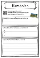 Vorschau - Unterrichtsreihen - Rumänien Lückentext mit Wortspeicher Hörverstehen und Suchsel - Seite 3