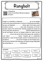 Vorschau - Unterrichtsreihen - Rungholt Lückentext mit Wortspeicher Hörverstehen und Suchsel - Seite 1