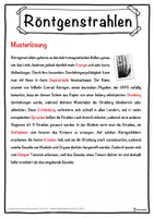 Vorschau - Unterrichtsreihen - Röntgenstrahlen Lückentext mit Wortspeicher Hörverstehen und Suchsel - Seite 2