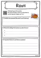 Vorschau - Unterrichtsreihen - Rösti Lückentext mit Wortspeicher Hörverstehen und Suchsel - Seite 3