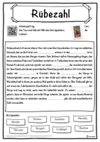 Vorschau - Unterrichtsreihen - Rübezahl Lückentext mit Wortspeicher Hörverstehen und Suchsel - Seite 1